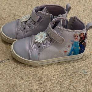 Harper Canyon Kids Sneakers - Lavender with Frozen Design